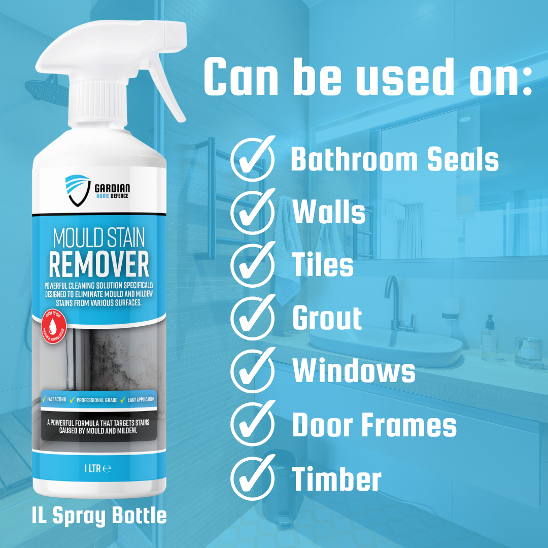 Garmold Gardian Mould Remover Spray - 1 Litre - Powerful Anti Mould Spray